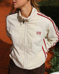 Off White-Red Spray Jacket