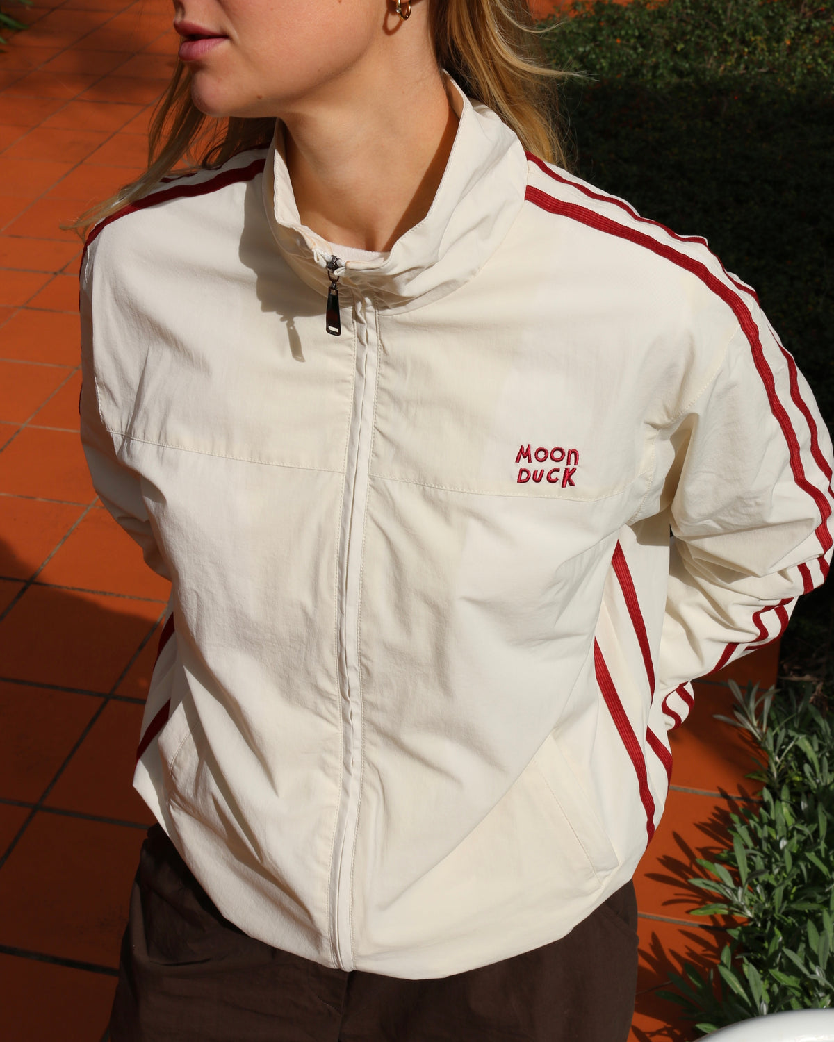 Off White-Red Spray Jacket
