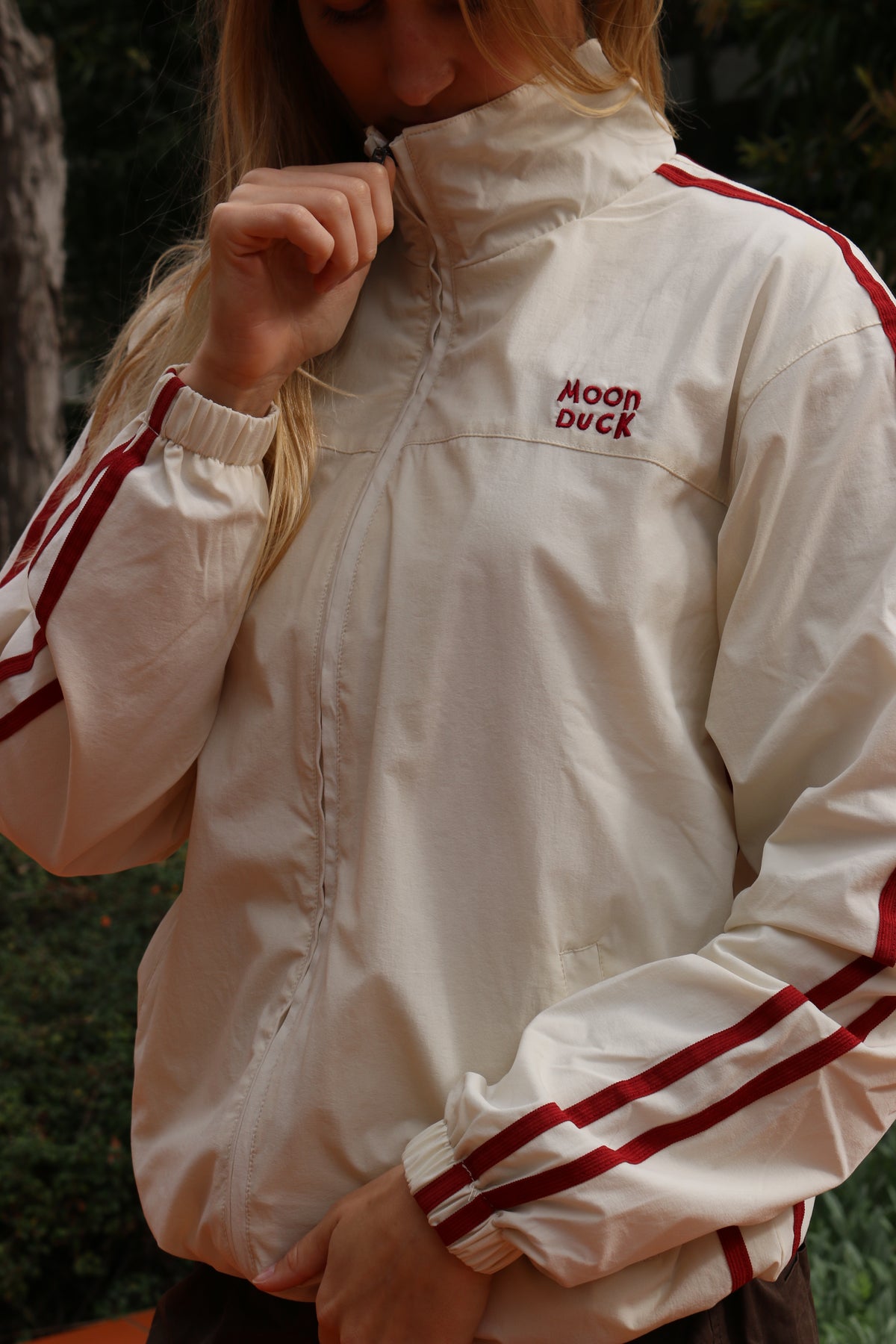 Off White-Red Spray Jacket