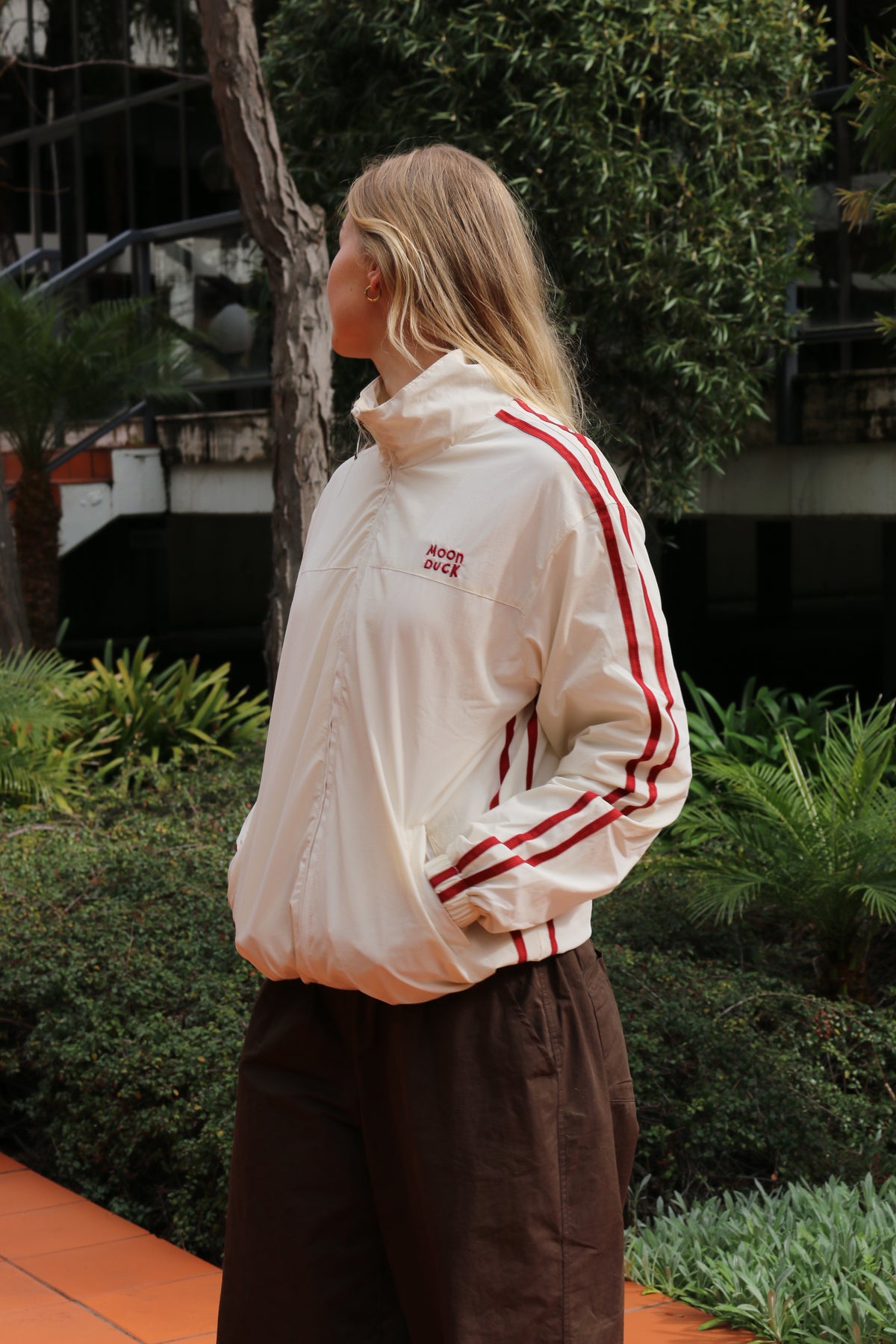 Off White-Red Spray Jacket