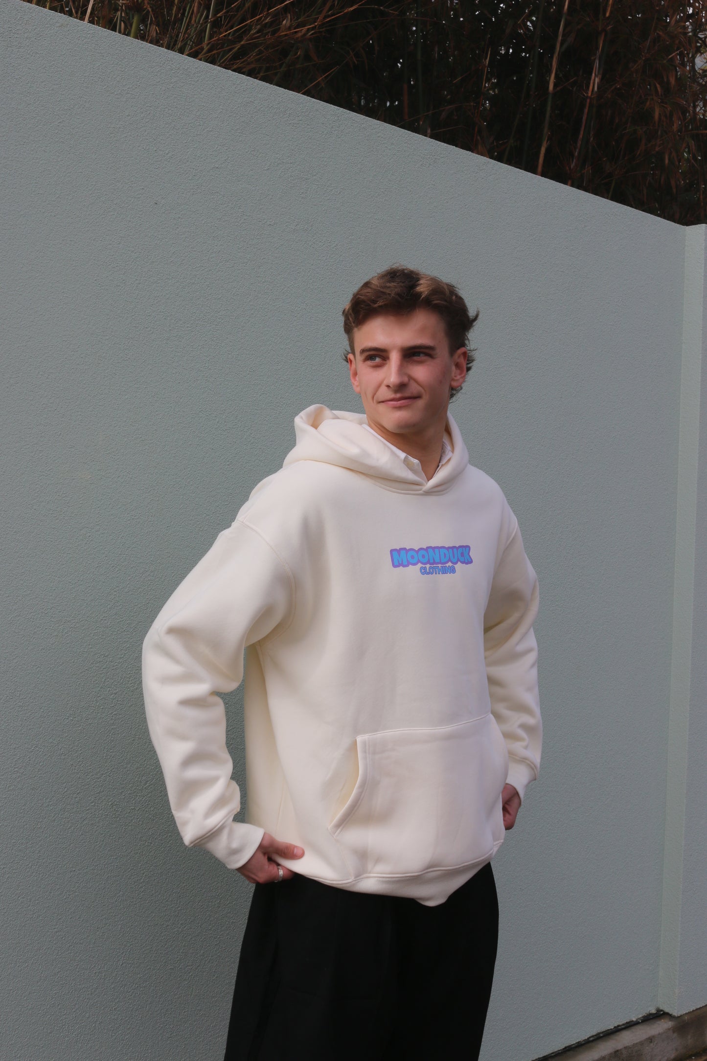 Cream Moonduck hoodie